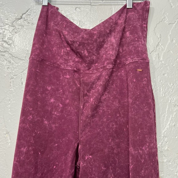 Victoria's Secret PINK Rich Maroon Red Foldover Flare Legging Size XXL - Picture 5 of 10